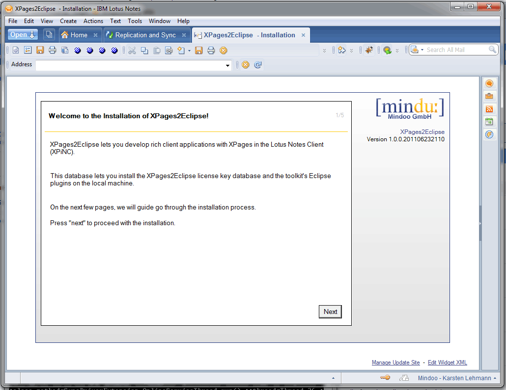 Instructions for Widget Installation