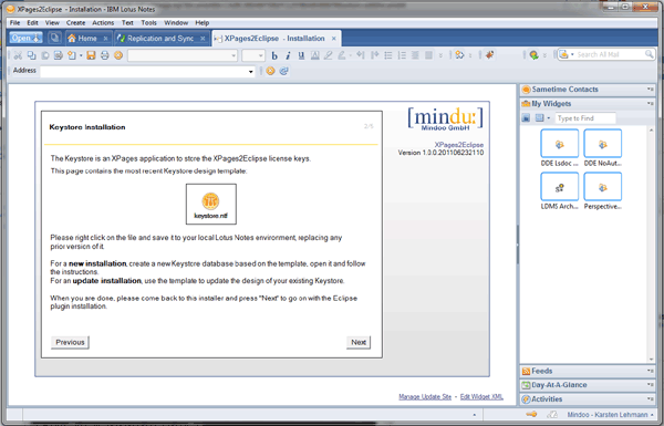 Keystore Installation